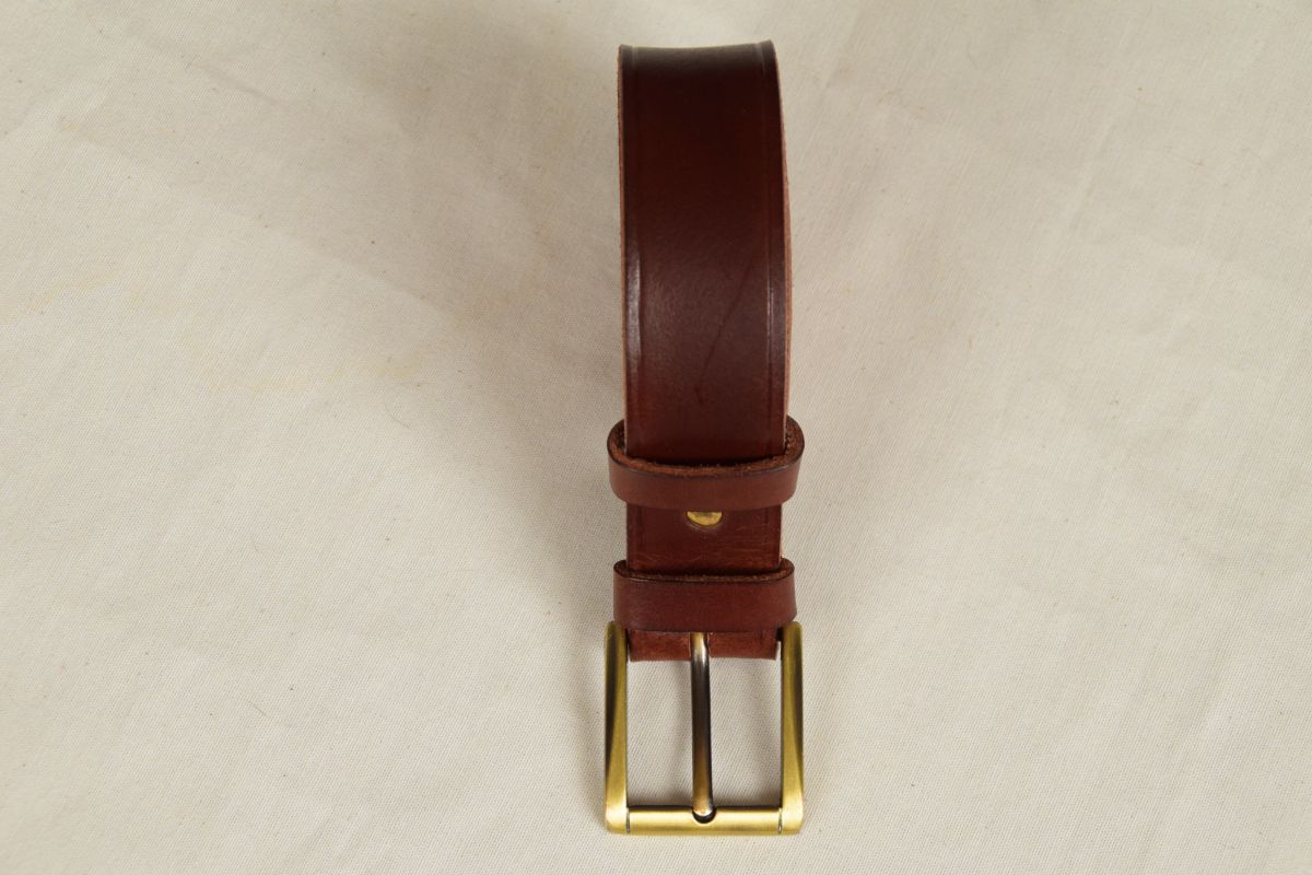 Ceinture cuir fabrication artisanale personnalisée