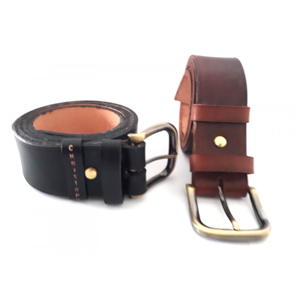 Ceinture cuir artisanal 4 cm