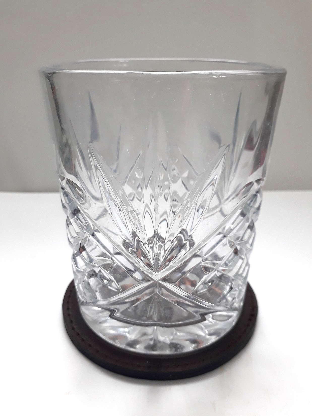 Dessous de verre personnalis&eacute; or